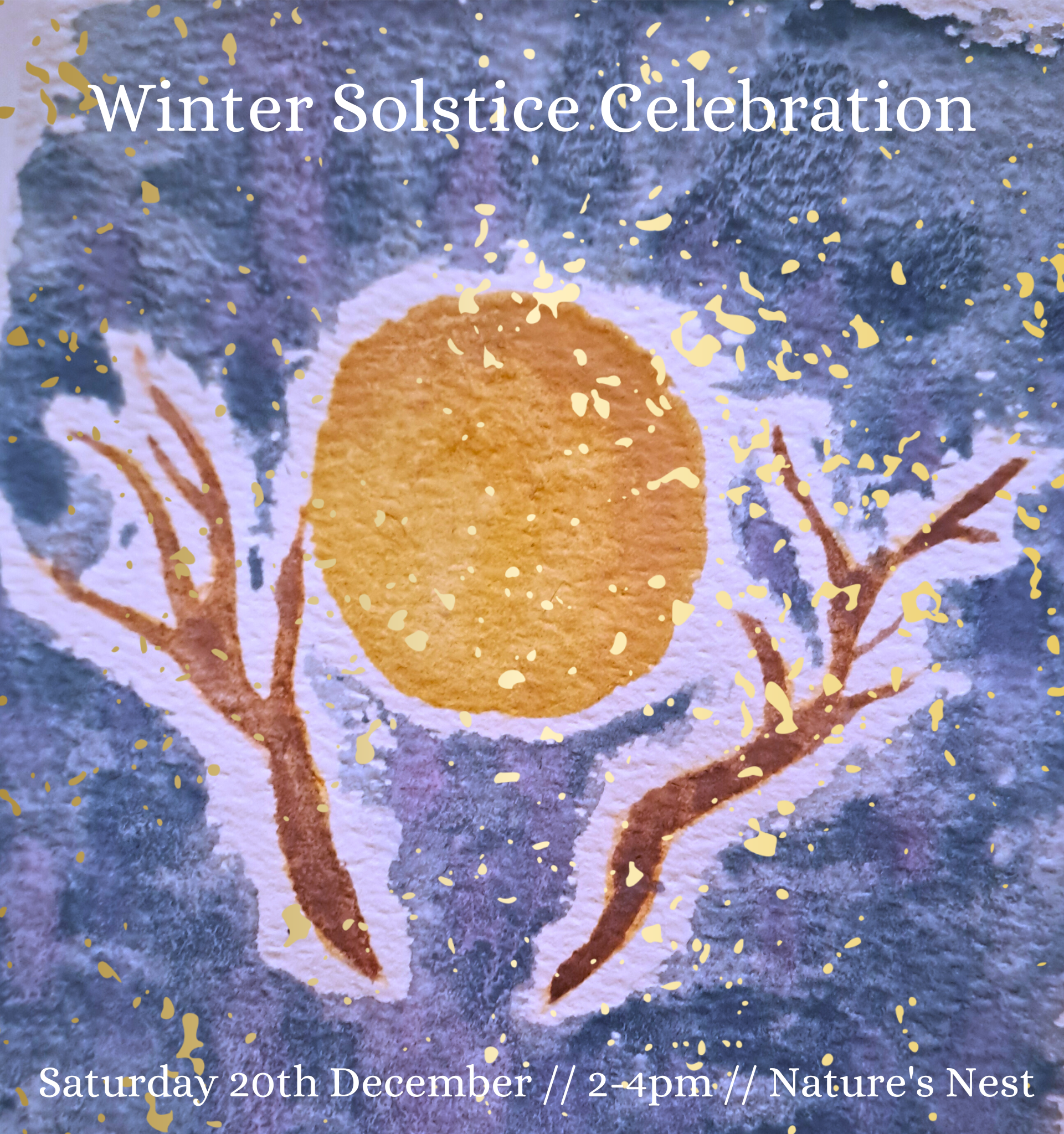 Solstice Sunset Celebration Saturday 20th December 2-4 pm *Baby Ticket*