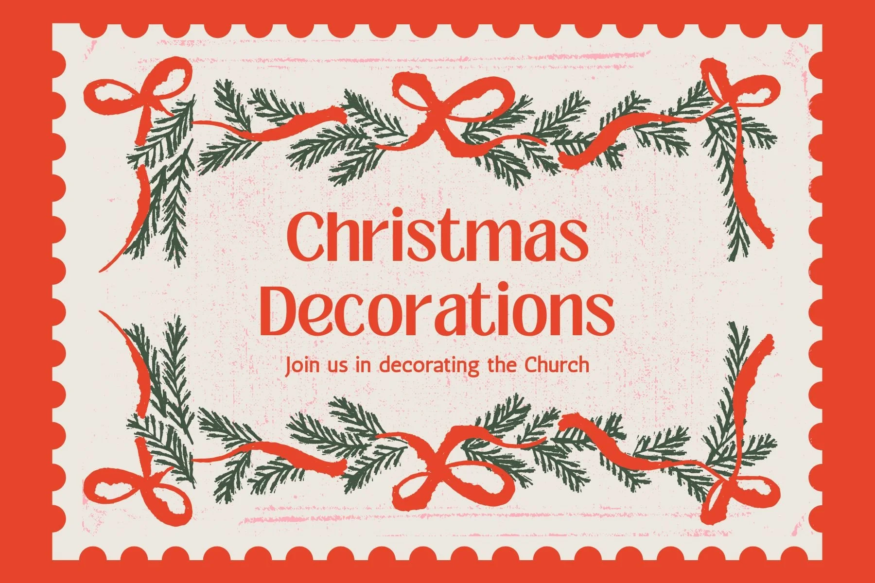 Christmas Church Decoration