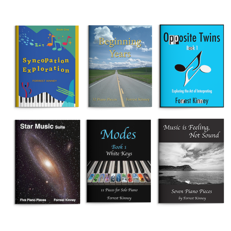 Forrest Kinney Publications-Books, PDFs and Videos on Piano Arranging