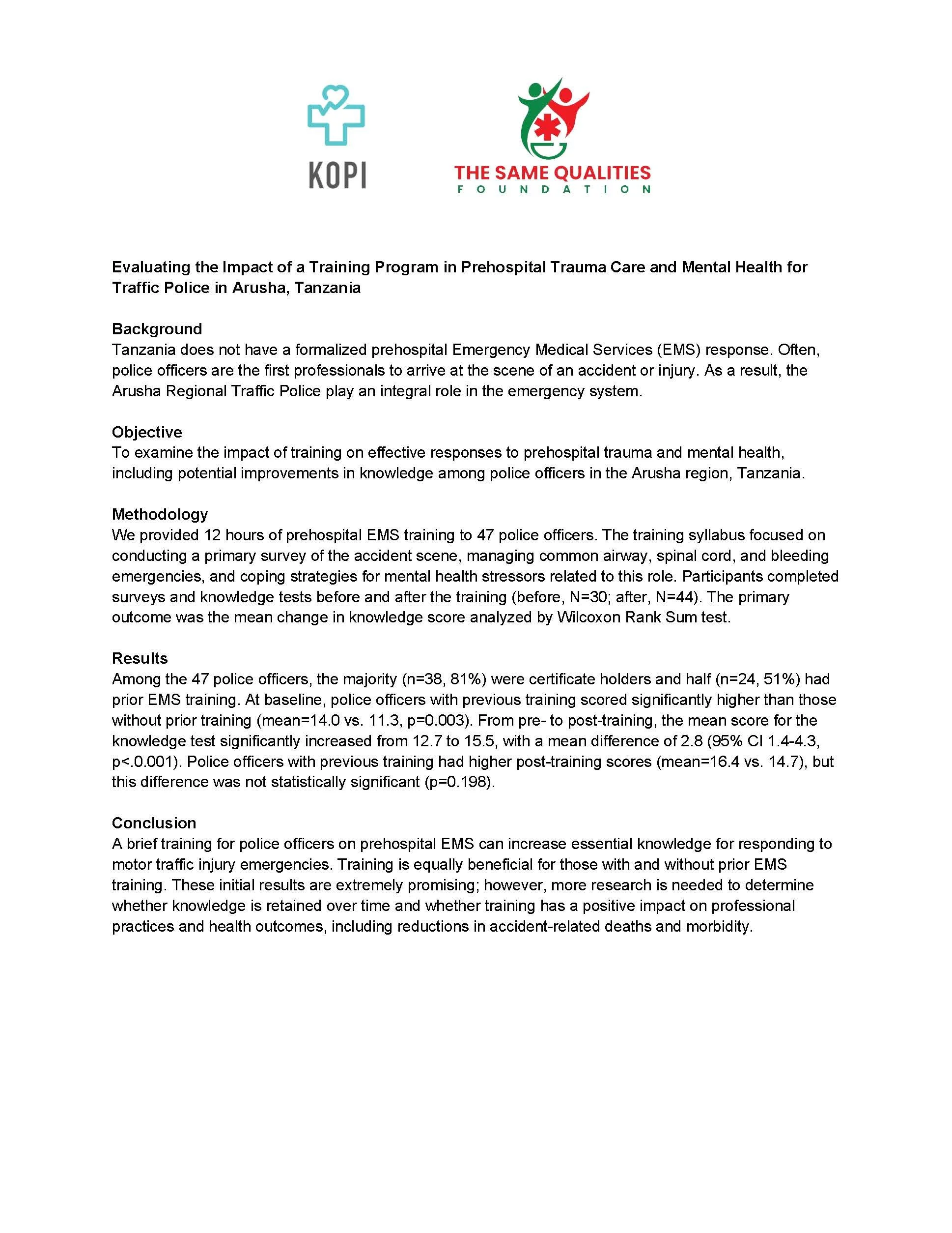 4th National NCD Scientific Conference in Mwanza, Tanzania