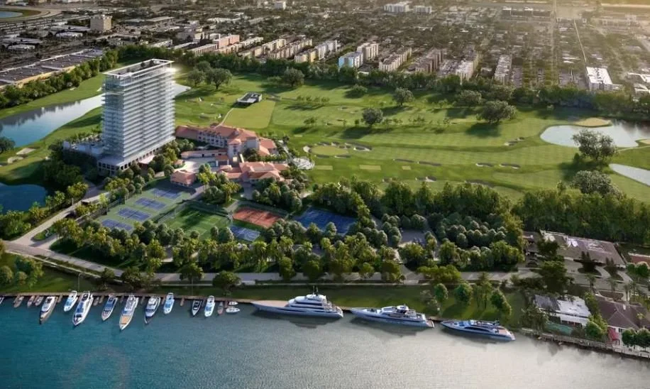 Shell Bay: Golf's Newest $1 Million Club Towers Above Miami Market