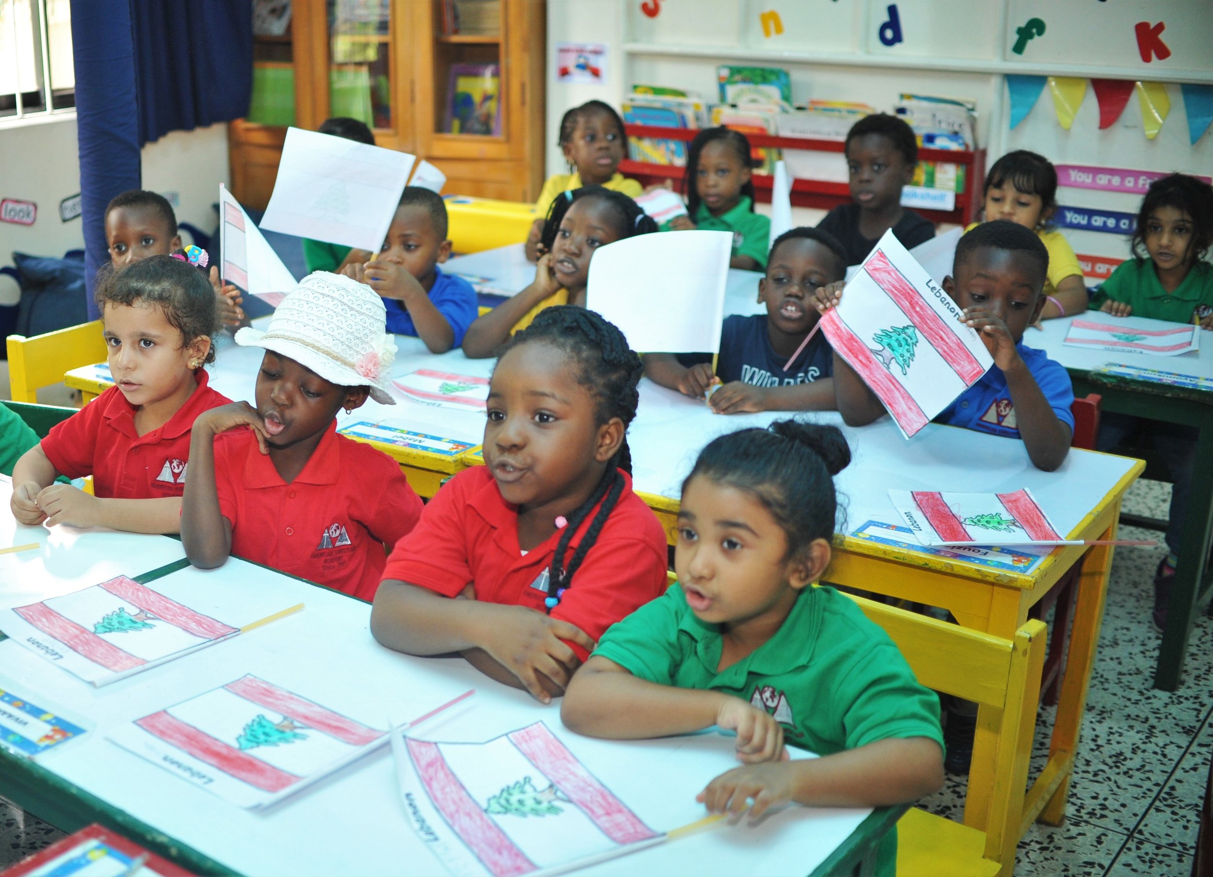 Pre-Kg students also learned more about the Syrian and Lebanese cultures.