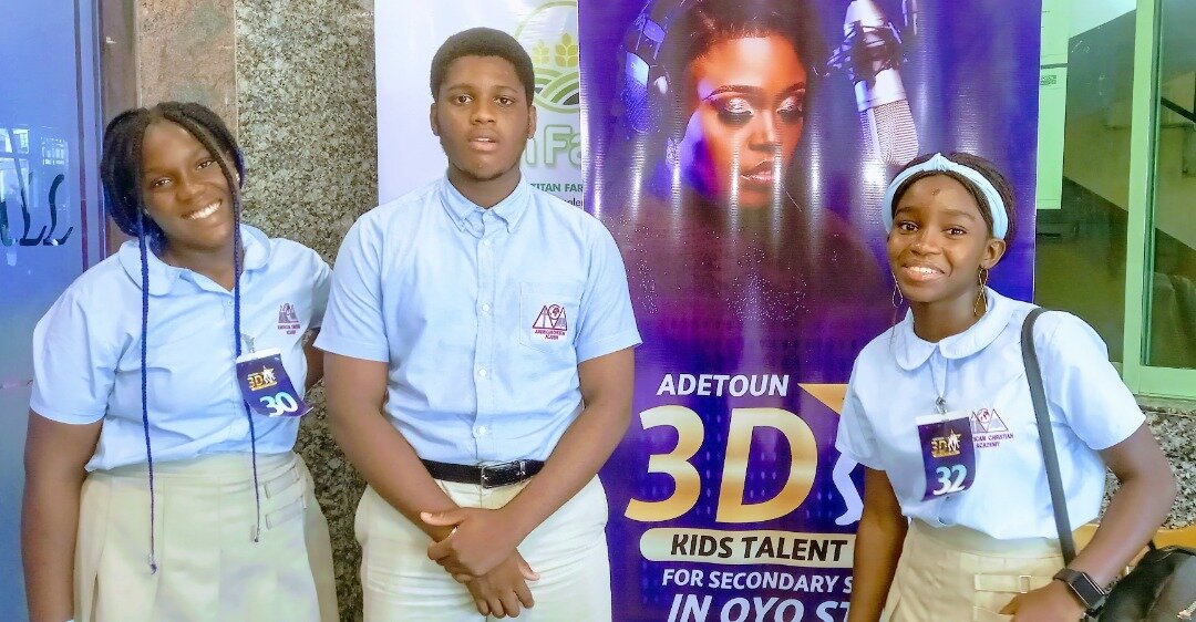  Congrats to our Senior students who participated in “Adetuon’s 3D Kids’ Talent Hunt” this past Wednesday! They placed in the top 20 out of 70 contestants and ultimately won awards for “Most Creative” and “Most Versatile.” Great job, guys! 