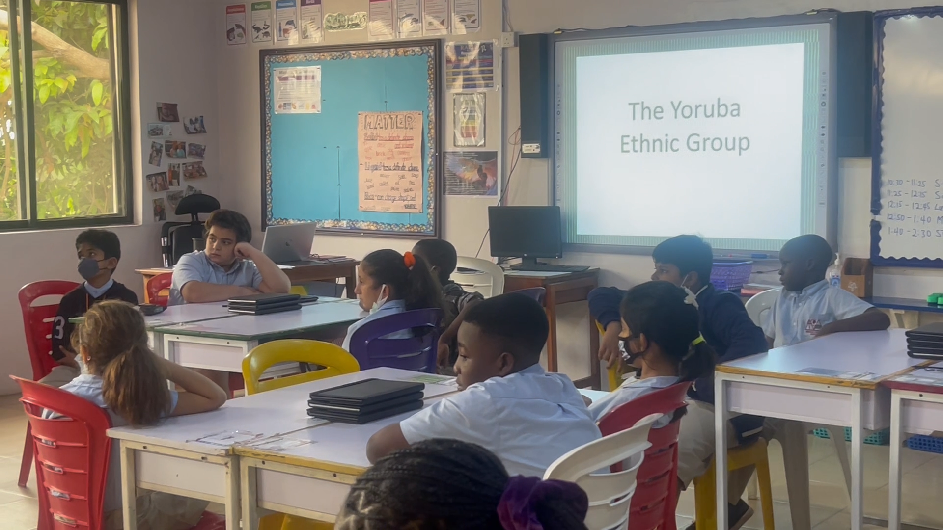  4th Grade Social Studies – "The Yoruba Ethnic Group" - a very engaging presentation from a parent with Yoruba attire, greetings, food, &amp; the talking drum. 