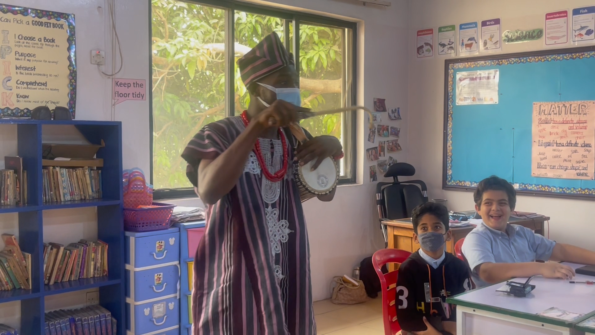  4th Grade Social Studies – "The Yoruba Ethnic Group" - a very engaging presentation from a parent with Yoruba attire, greetings, food, &amp; the talking drum. 