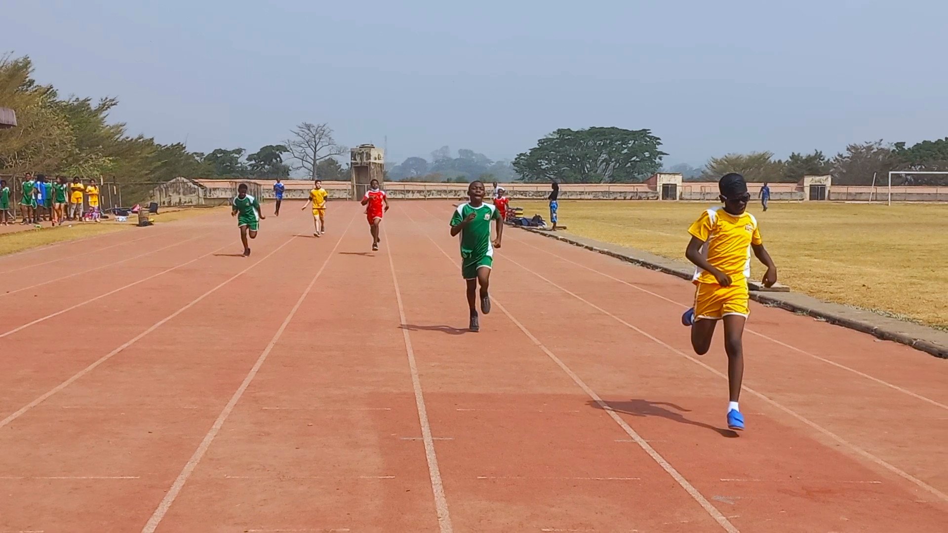  Practice at the UI track, gearing up for the upcoming Sports Daze event! 