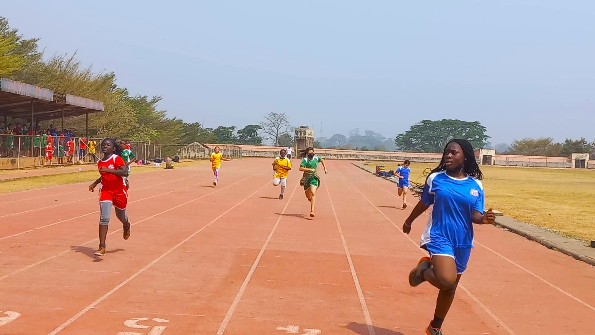  Practice at the UI track, gearing up for the upcoming Sports Daze event! 