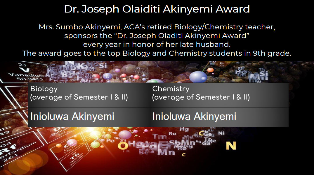 Dr Joseph Oladiti Akinyemi Award.PNG