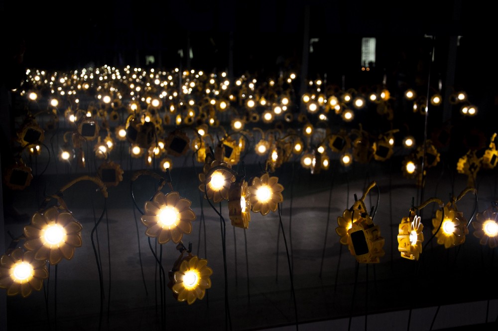 Jardín Little Sun en COP18, Doha, Qatar (2012) © Penny Wang