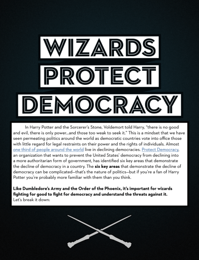 Wizards Protect Democracy