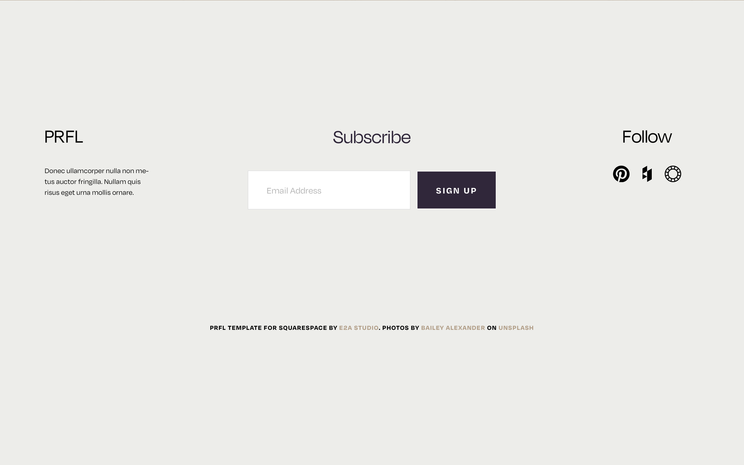 Viewport Sized Footer