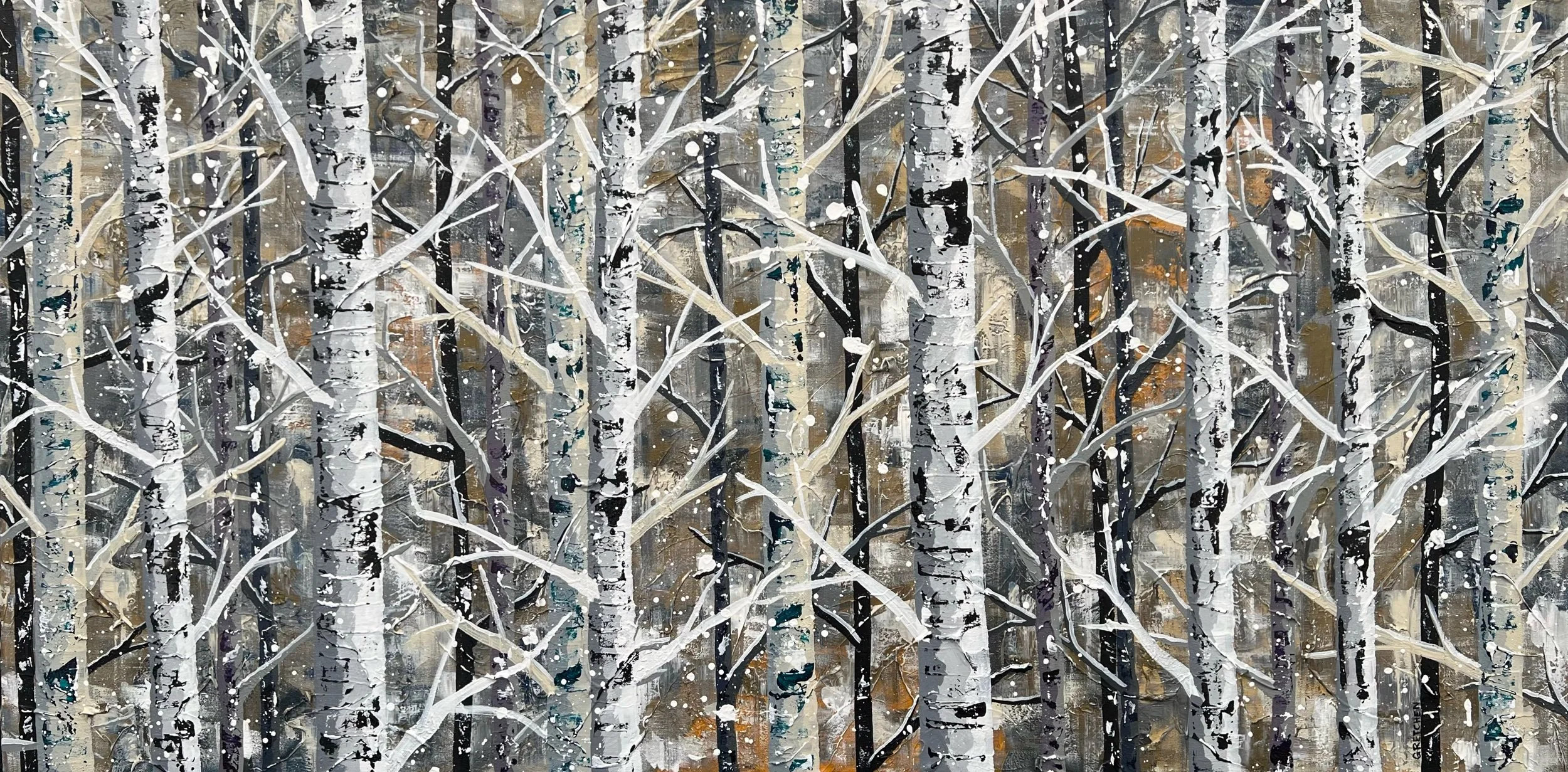 "Snow Covered" 60 x 30