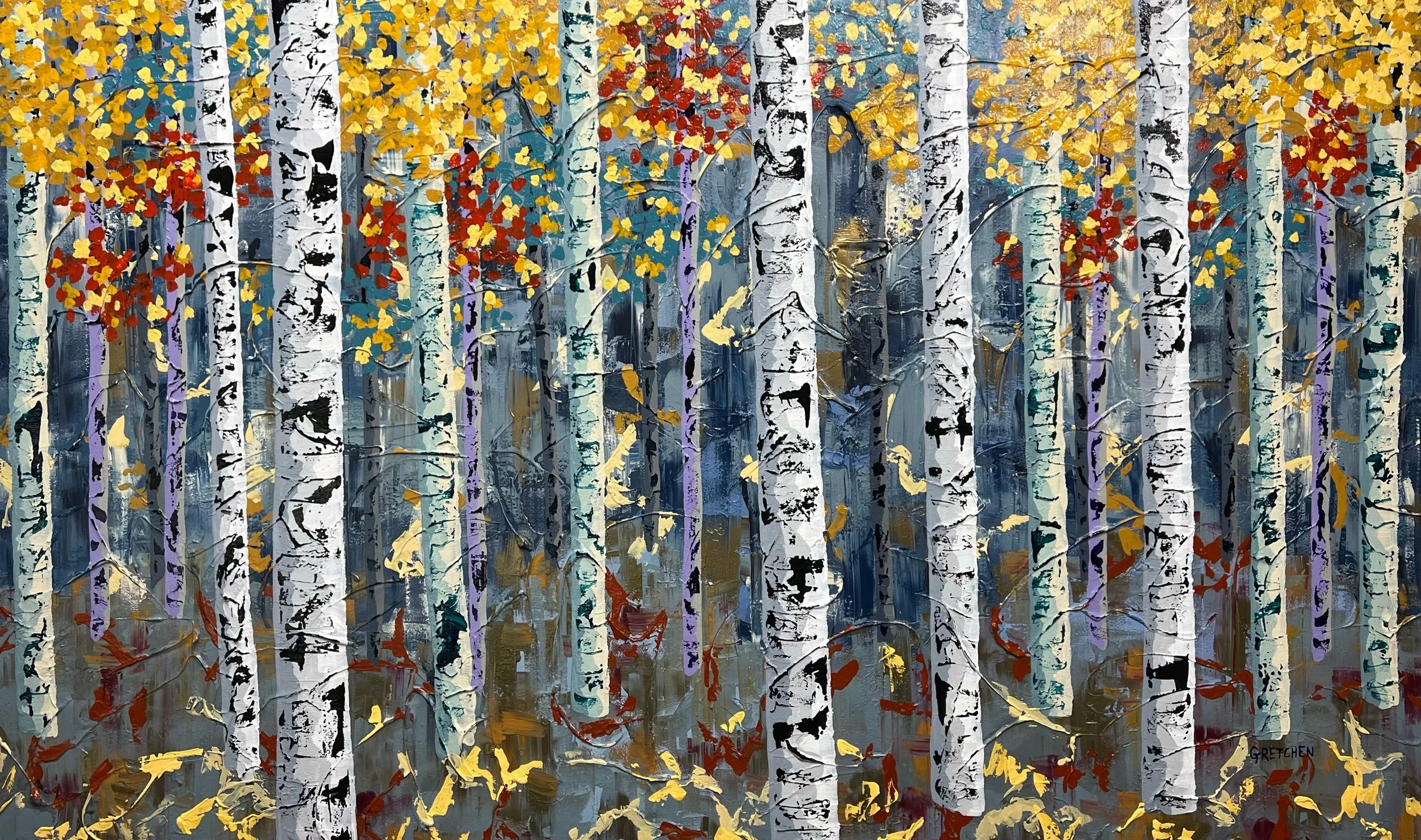 "Seasonal Colors" 60 x 36
