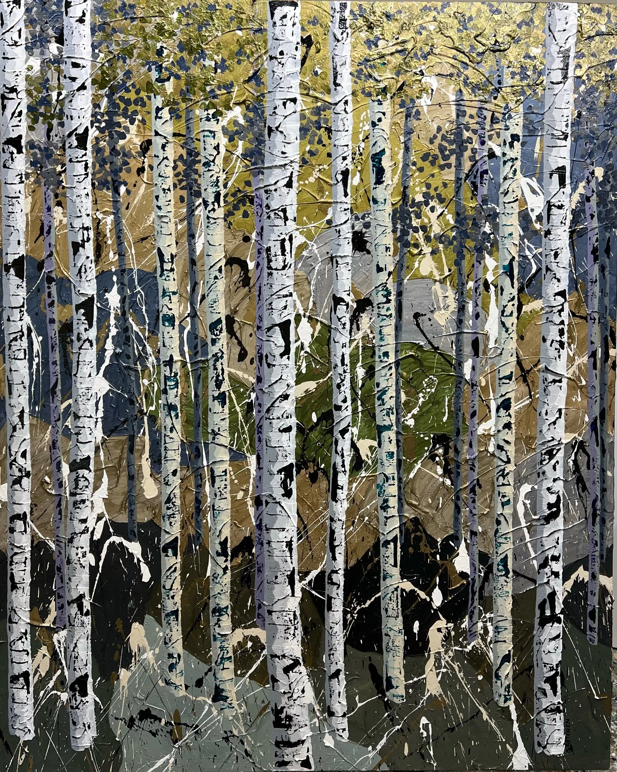 "Flashy" 48 x 60