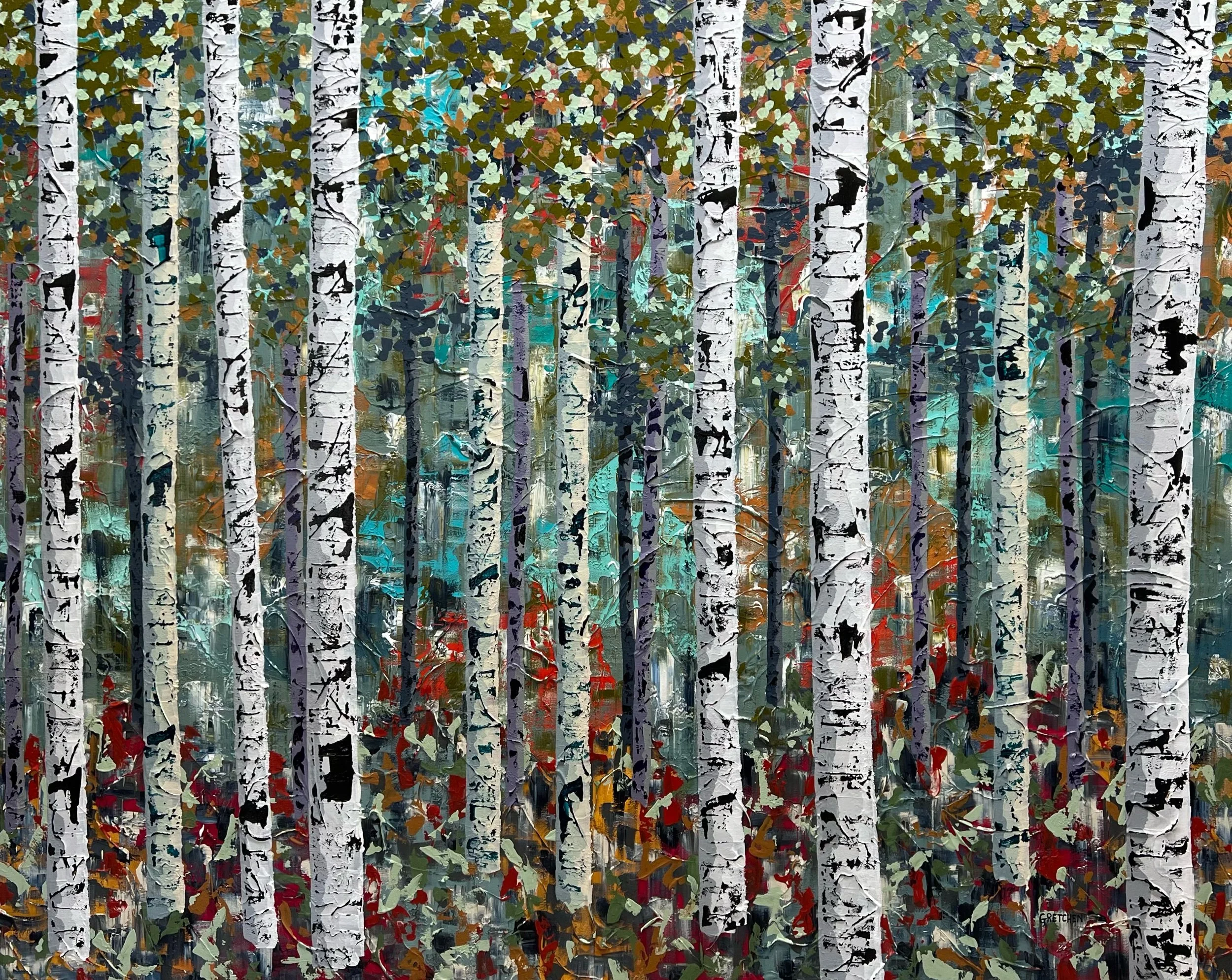 "Color Dance" 60 x 48