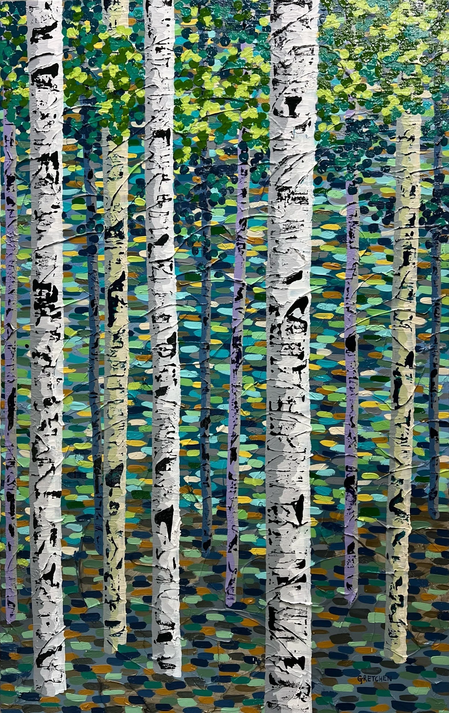 "Summer Mosaic" 30 x 48