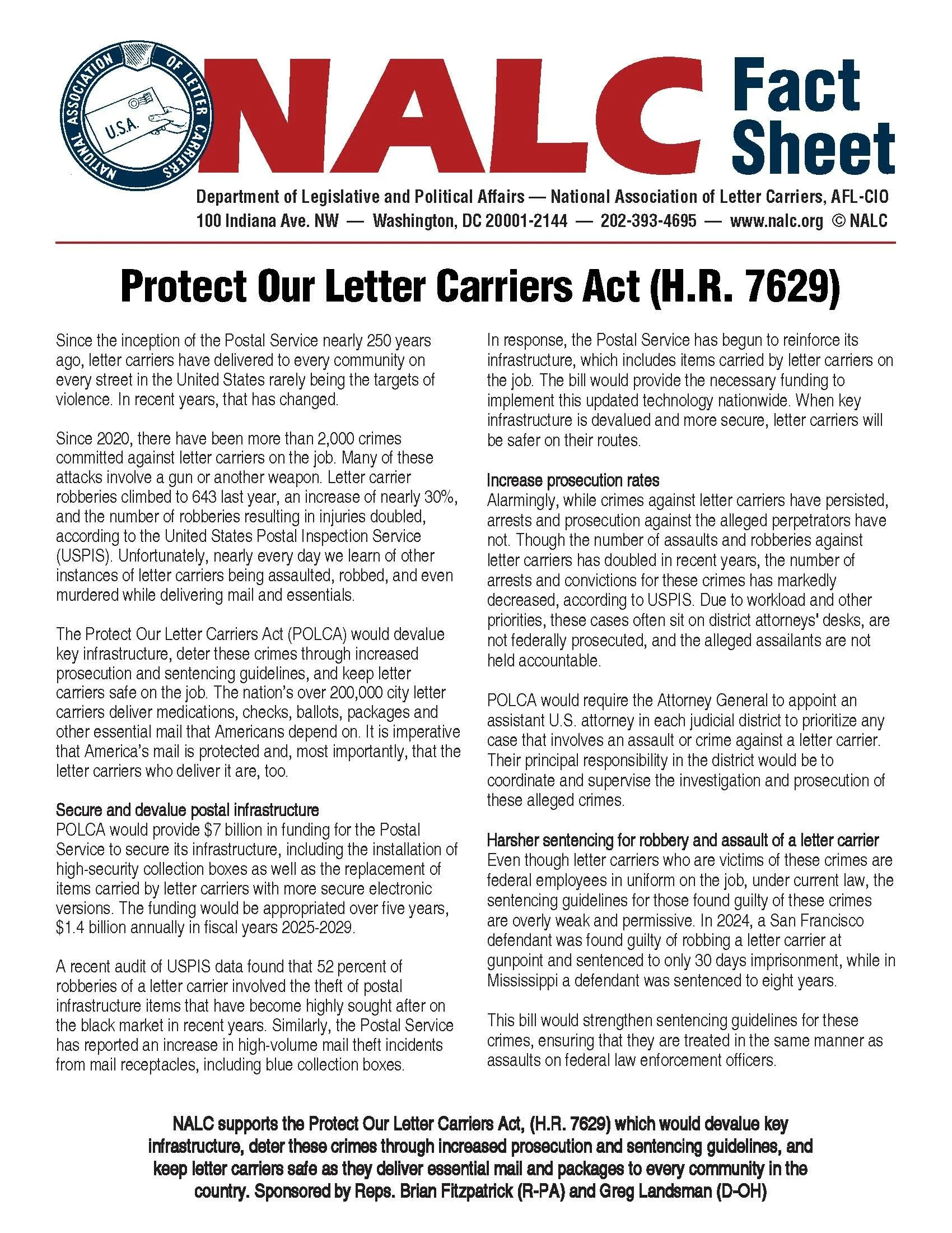 National Association of Letter Carriers, Branch 1111