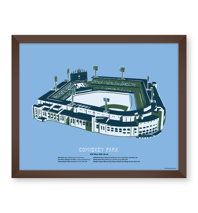Old Comiskey Park – Former Home of the Chicago White Sox — The