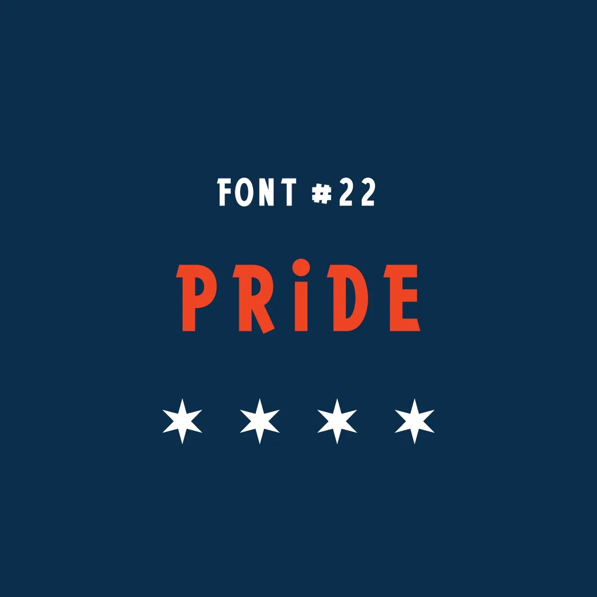 Pride: A Font