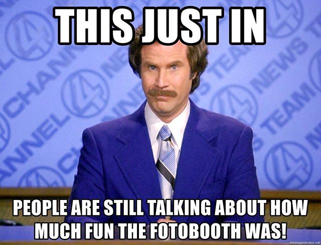 BREAKING NEWS! &ldquo;Caaaaanon Baaaaaaalllll!&rdquo; Take the leap, book our fotobooth for your event today, link in bio, we guarantee you will be happy you did. #noregrets #yolo #victoriaevents #fotobooth #photobooth #offthewallfotobooth #partyrent