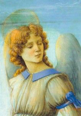 From Botticelli’s The Three Archangels & Tobias circa 1481