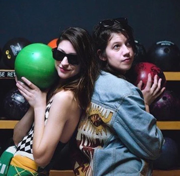 Colleen Green and Cassie Ramone
