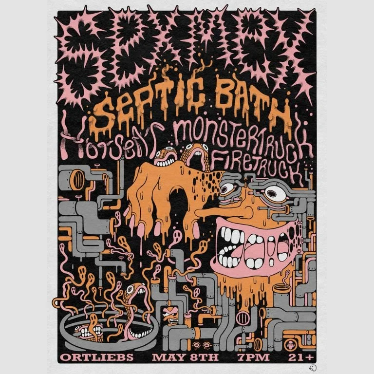 Sex Mex, Hot Seat, Septic Bath, and Monster Truck Fire Truck