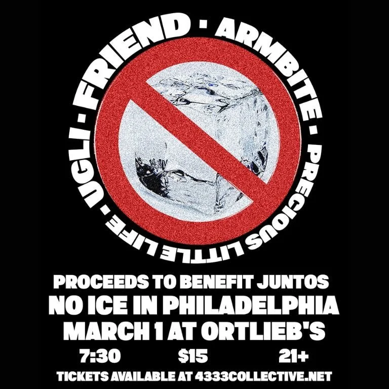 Friend, Armbite, Precious Little Life, and UgLi [Fundraiser for Juntos]