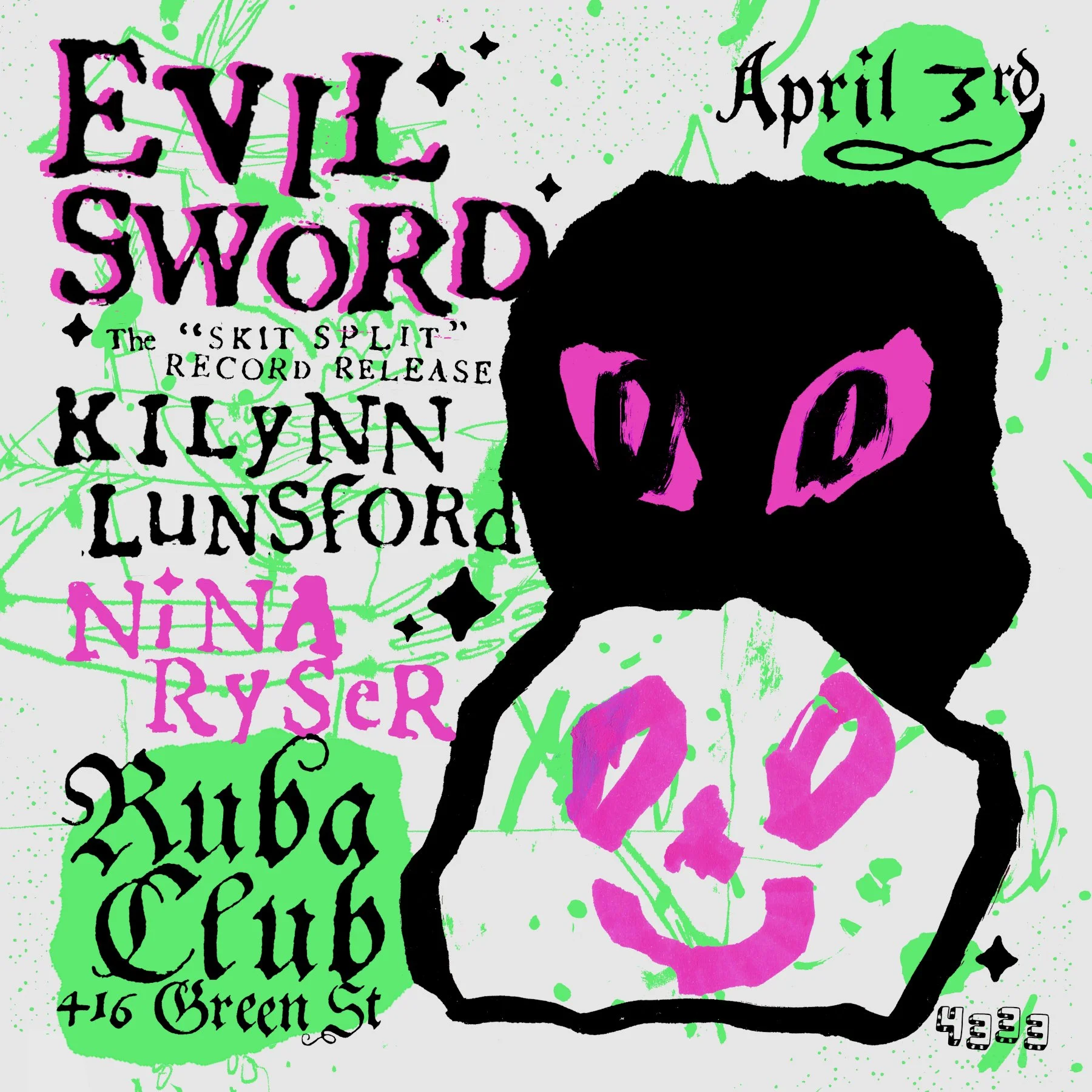 Evil Sword (Record Release), Kilynn Lunsford, and Nina Ryser