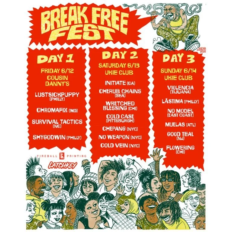 Break Free Fest Friday: LustSickPuppy, ShyGodwin, Survival Tactics, and Chromafix