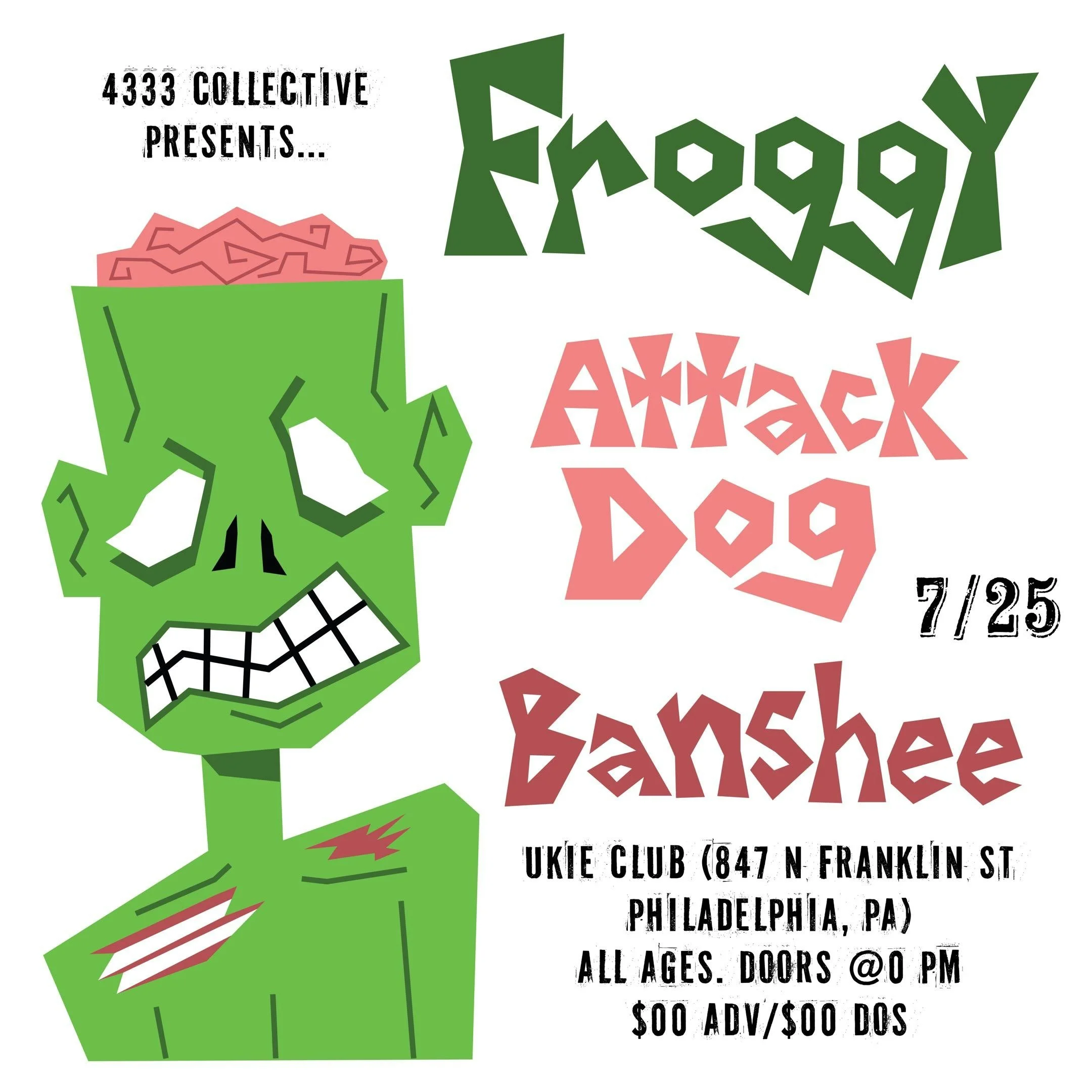 Froggy, Attack Dog, and Banshee