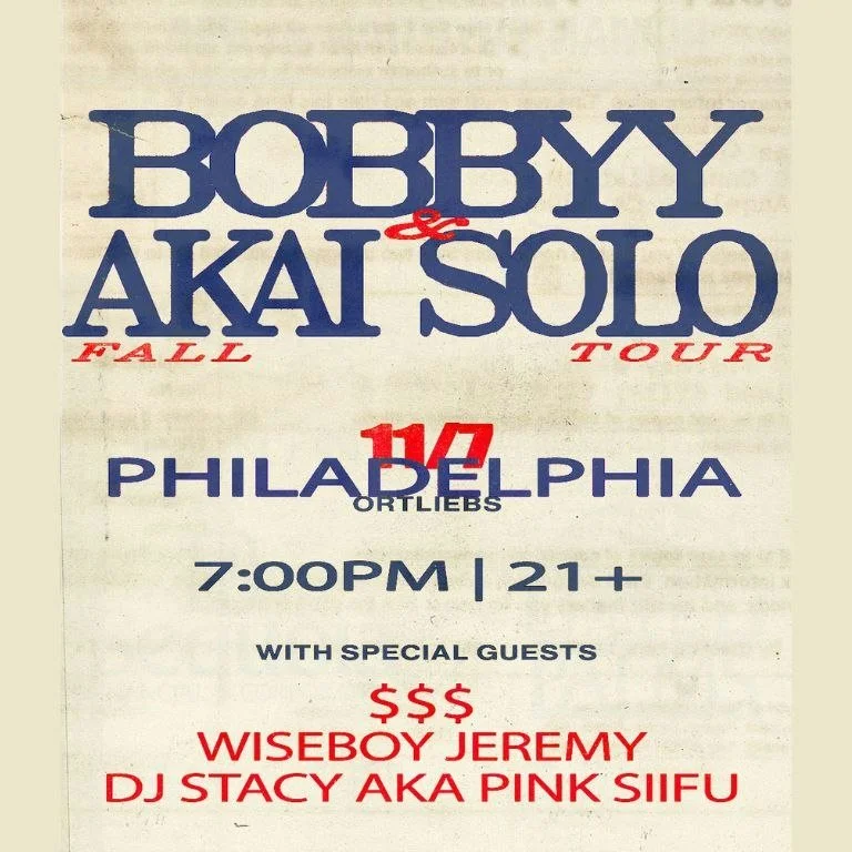 Bobbyy, AKAI SOLO, $$$, Wiseboy Jeremy, and DJ Stacy aka Pink Siifu