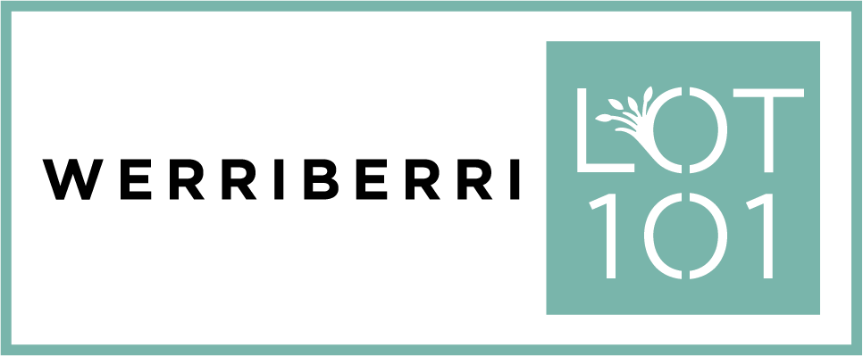 Werriberri self-contained cottages at Lot101 logo
