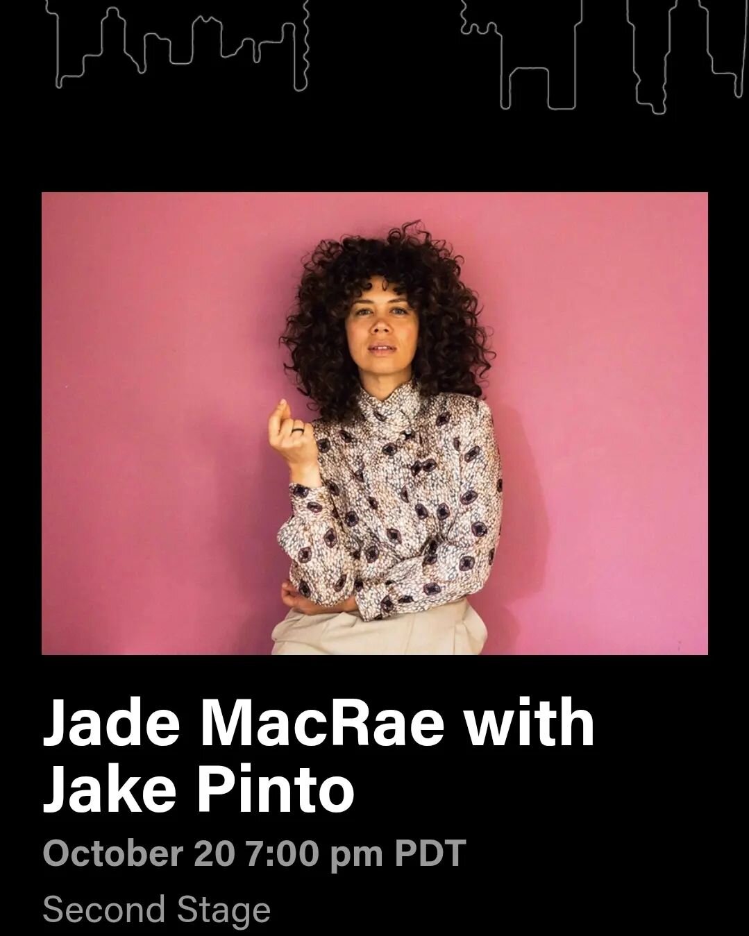 Tonight at @thehotelcafe - @jakepinto hits at 7 sharp supporting @thisisjademacrae #livemusic