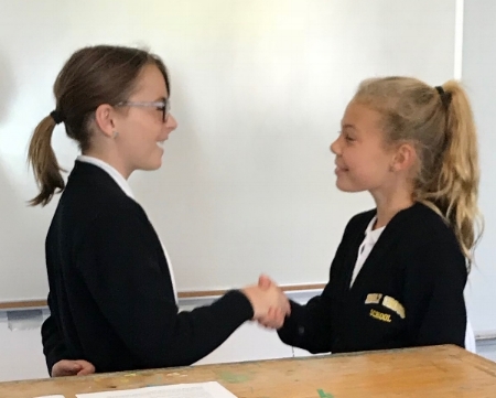 “May I present our next speaker, Isabella, giving her About-Me Speech.” - Dylan