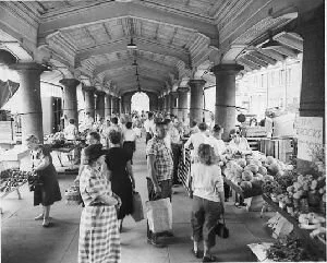 Inside the Barr Market in 1957