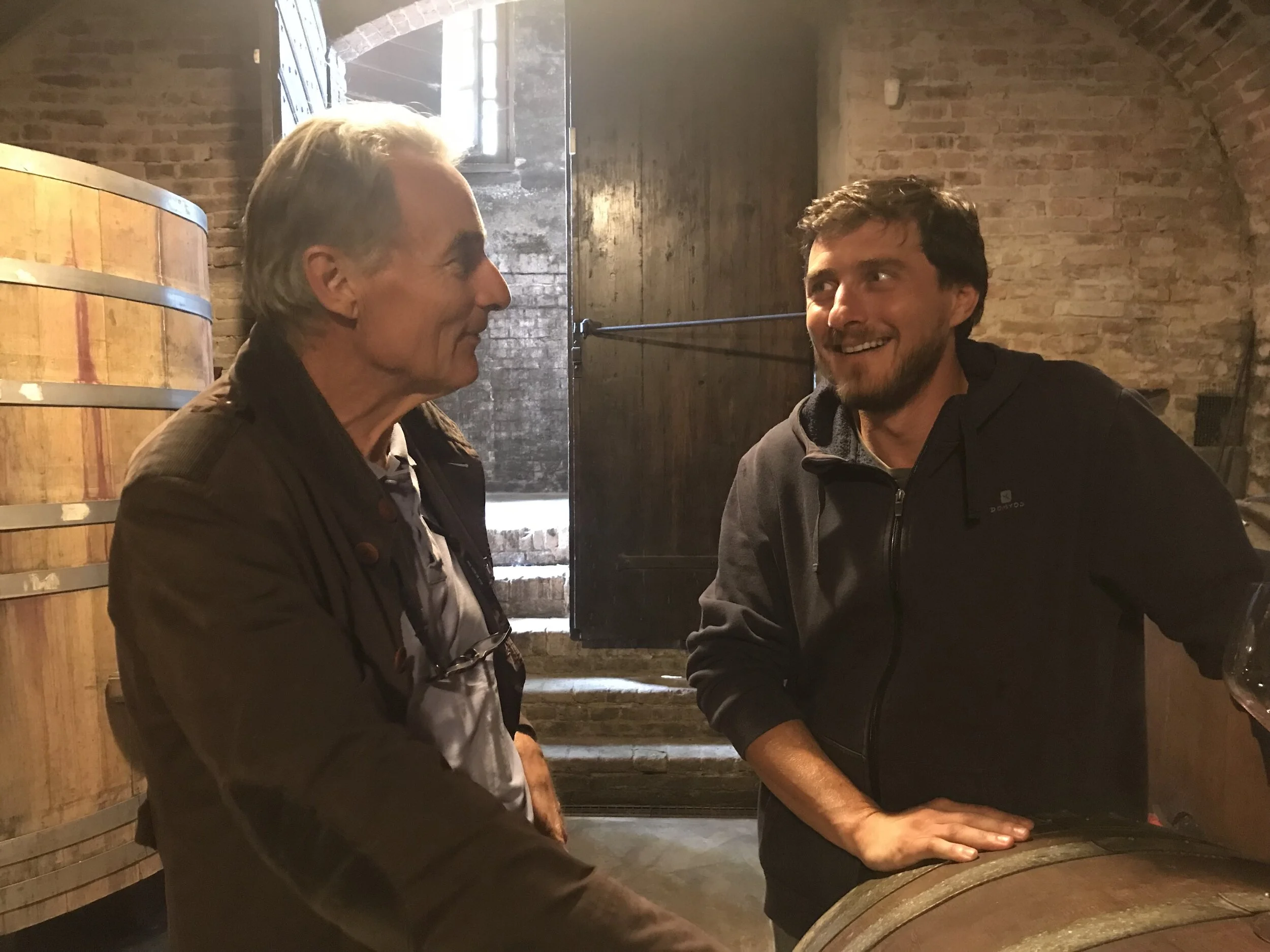 Lorenzo and Guido Corino from their wine cellar in Costigliole d’Asti in Piedmont Italy.