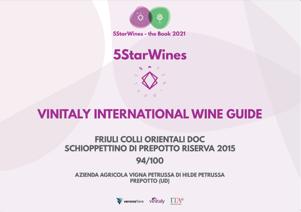 July 2020 Vintaly International 5 Star Wine and 94 Points Award