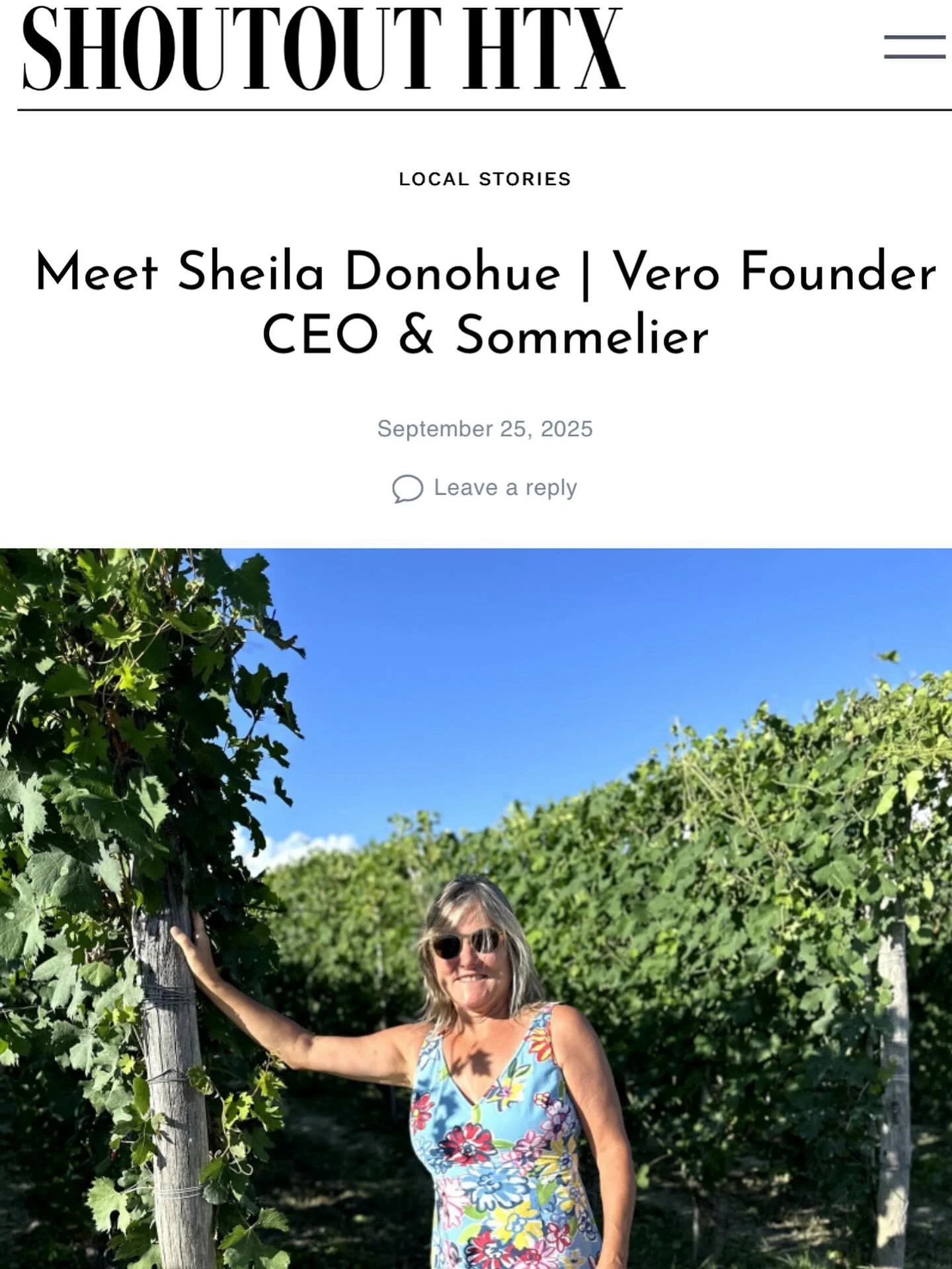 What role has risk played in your life and career?

Our founder @winemingle was asked that in a recent interview by @shoutouthtx . She opened up about her life, career and her experience in starting and managing our company. Plus she shares 2 main le