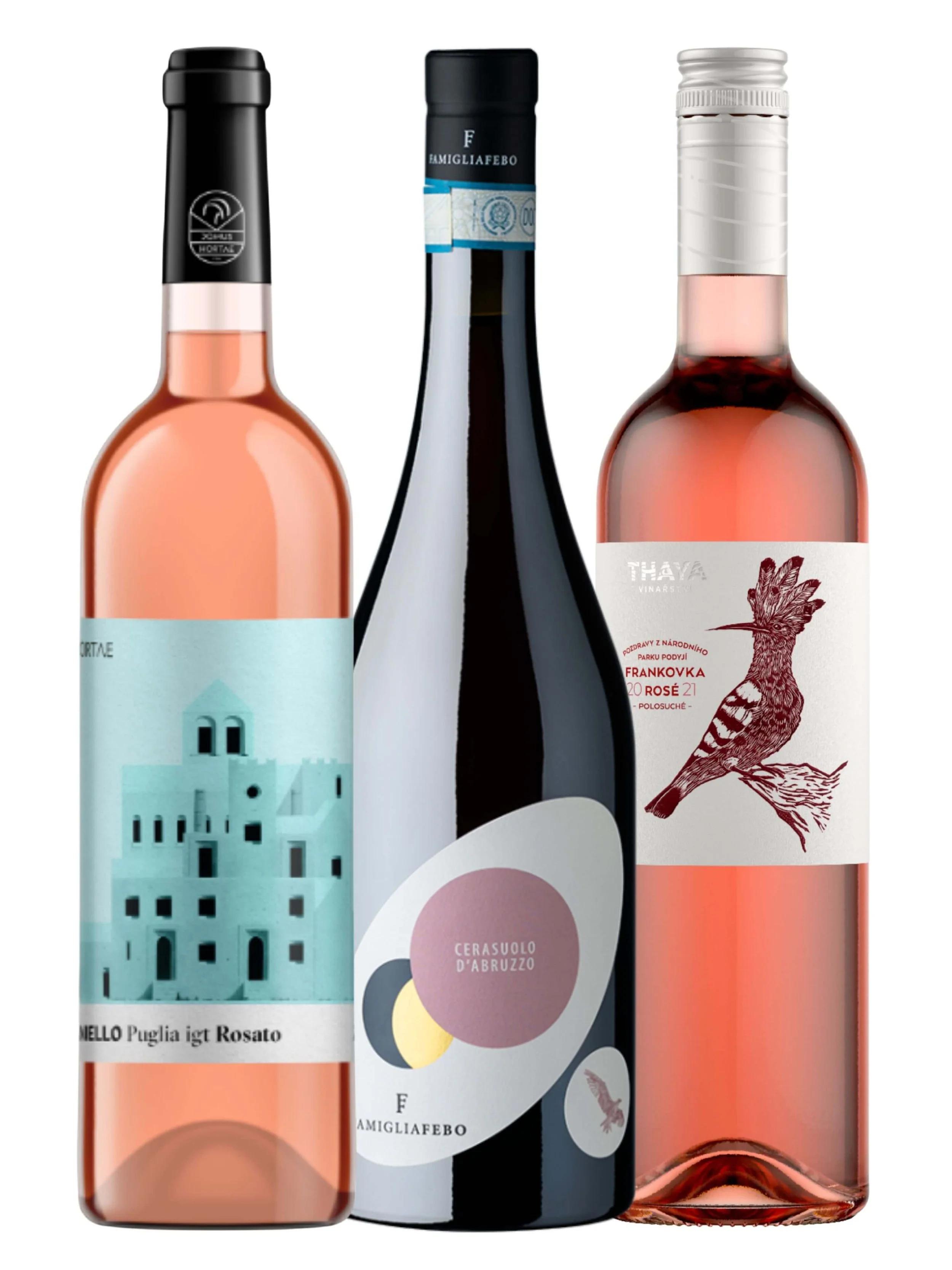 Stop and Smell the Rosés Tasting Trio Wine Set Shipping Included