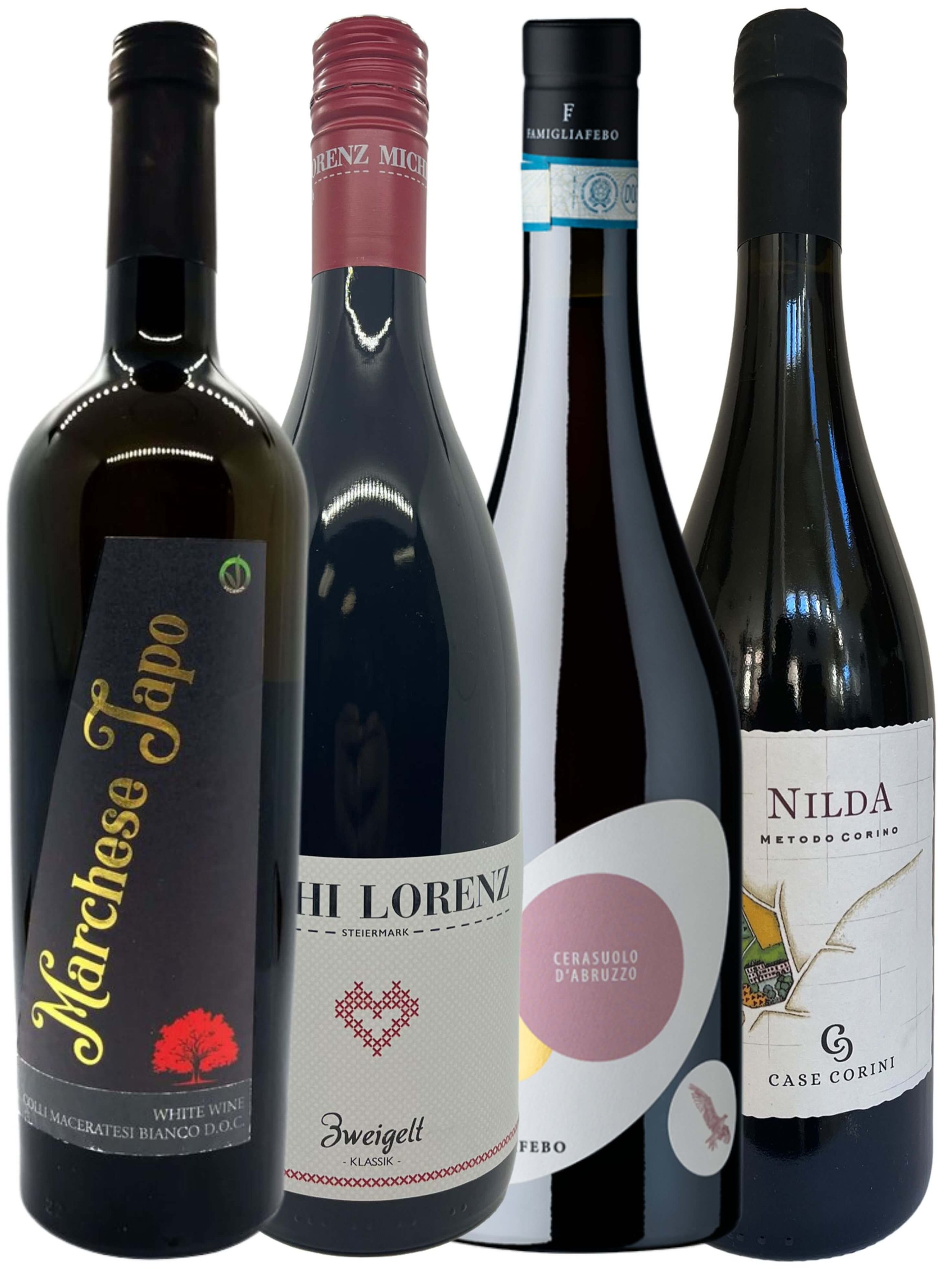 Natural Wine Explorer Set 4 Bottle Wine Tasting Set Shipping Included