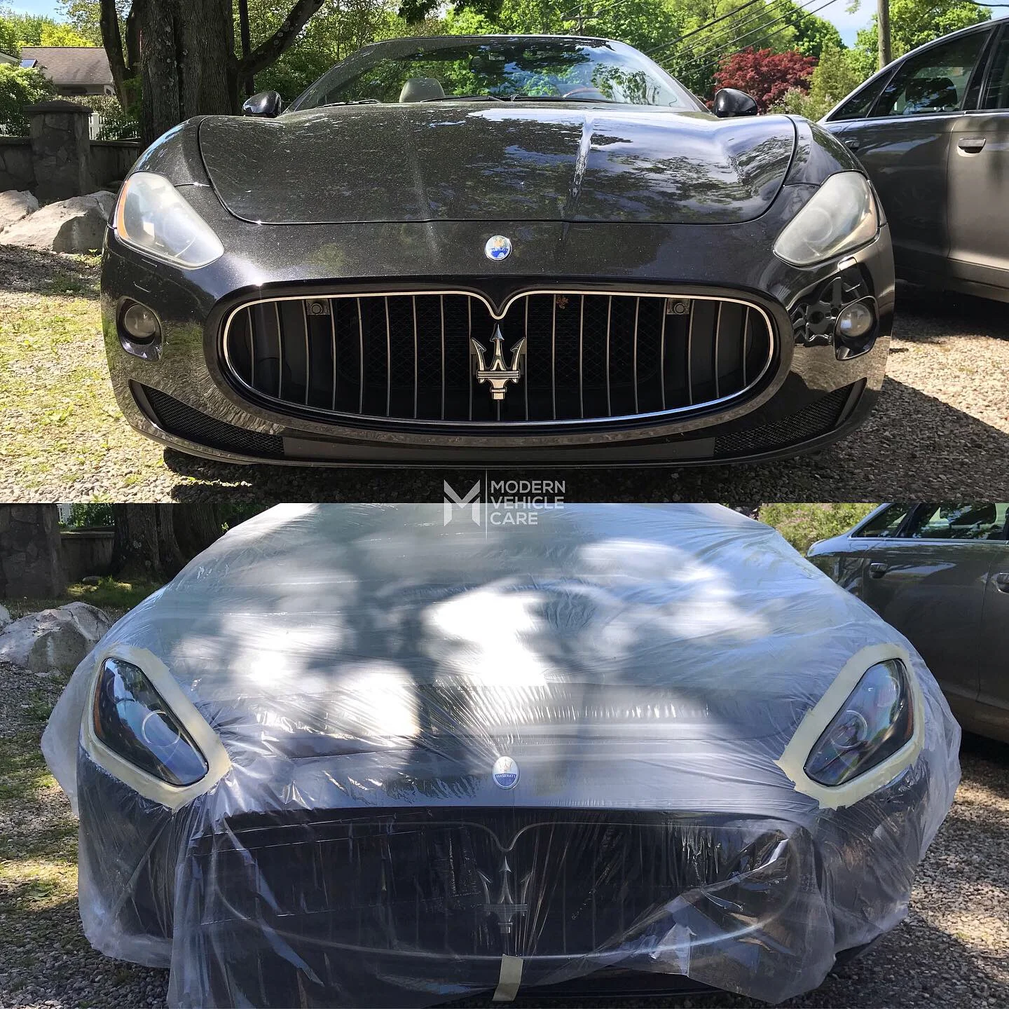 Maerati Headlight Restoration.JPG