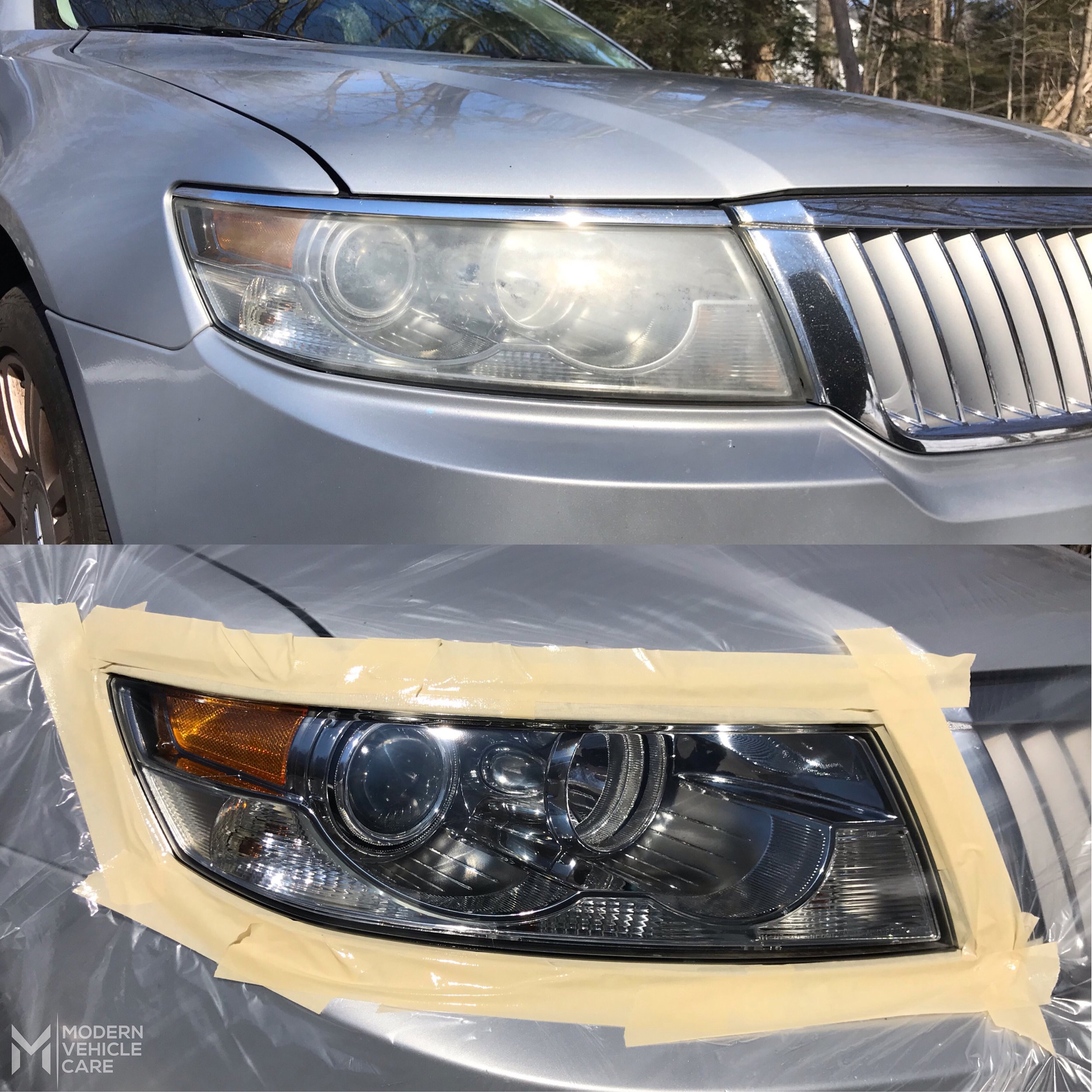 Lincoln Headlight Restoration.JPG