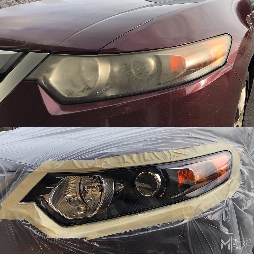 Acura TSX Headlights Restored.JPG