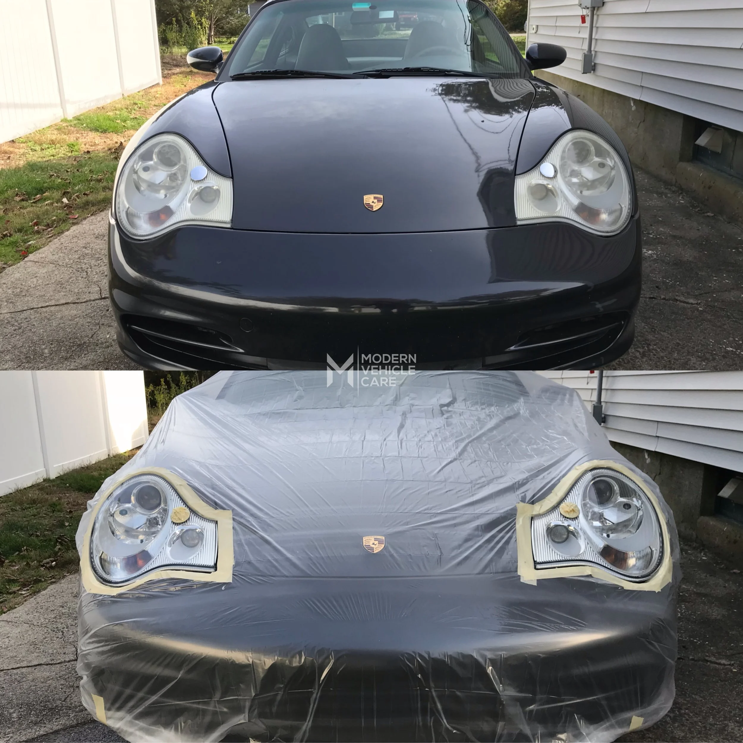 Porsch Headlights Restored.JPG