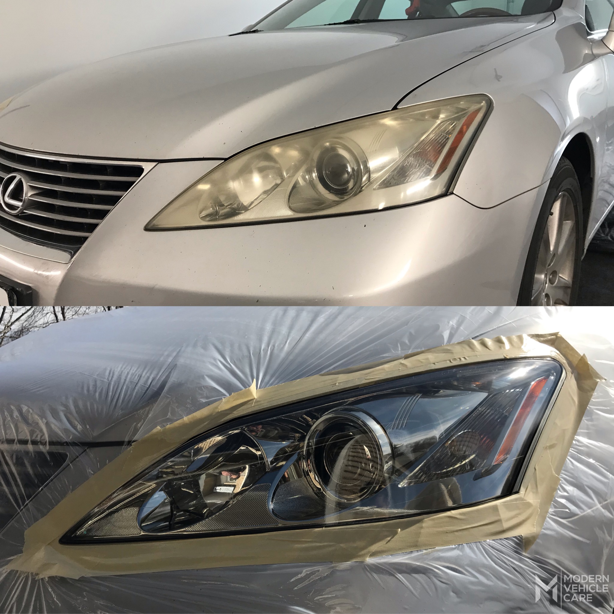 2008 Lexus Headlight Restoration.JPG