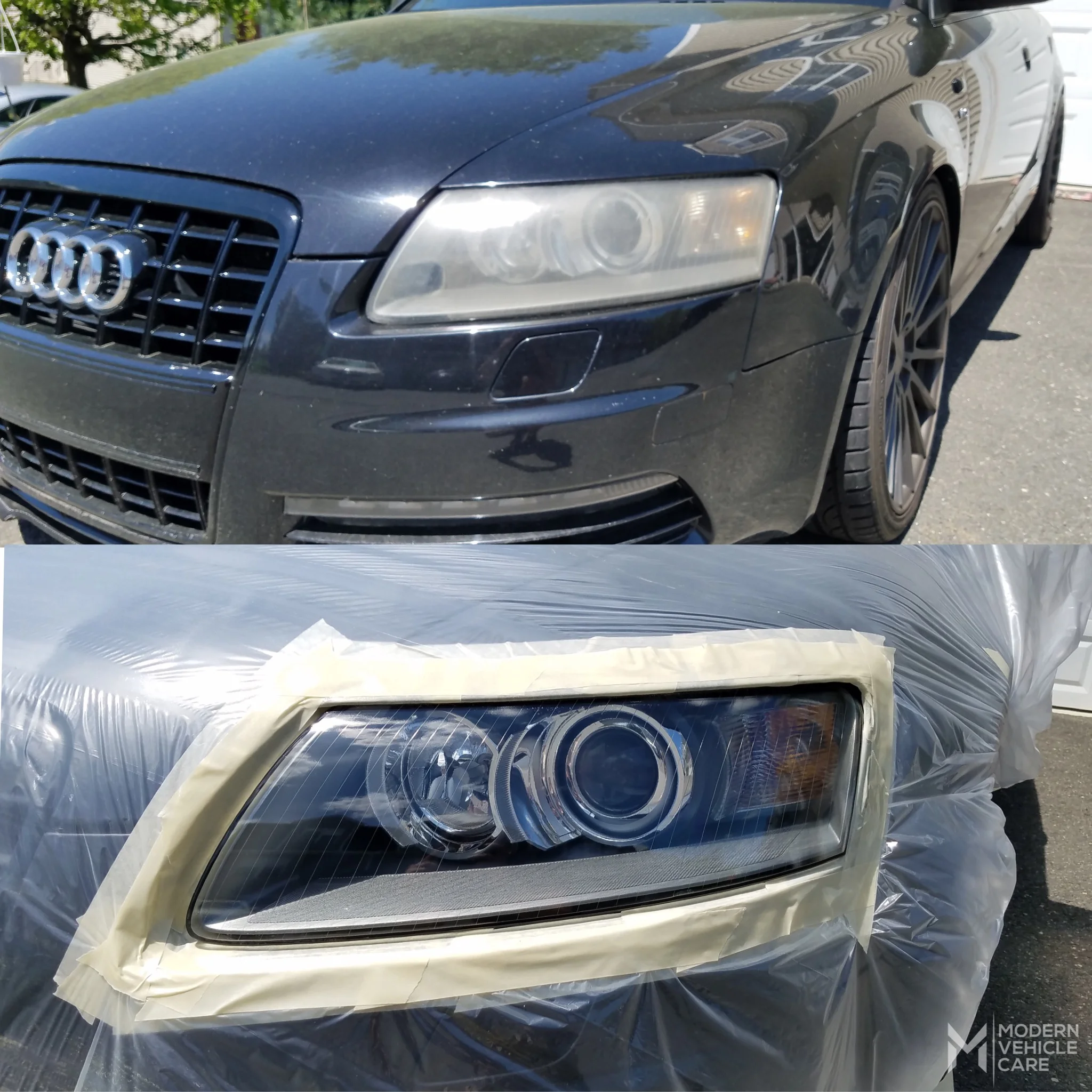 Audi S6 Headlight Restoration.JPG