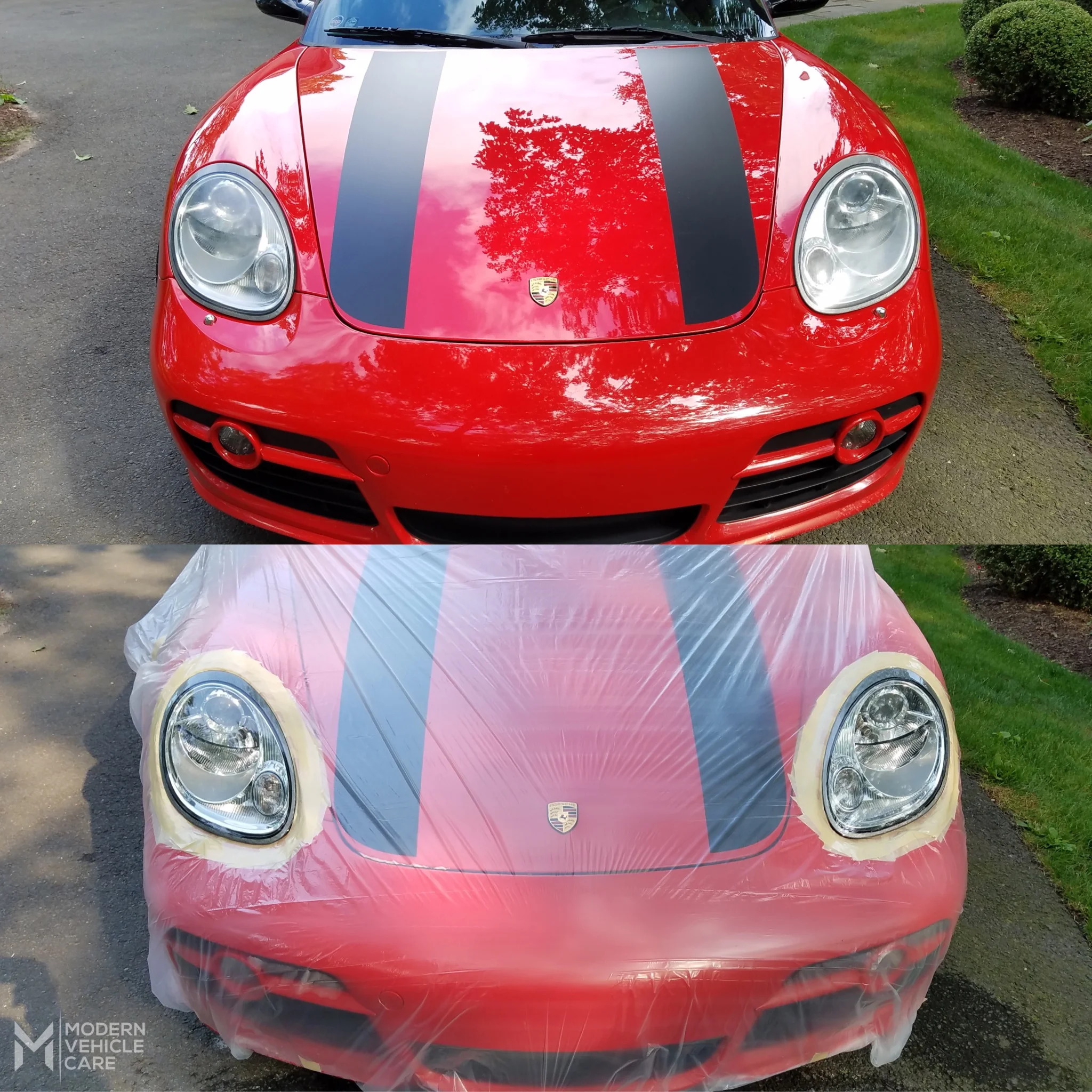 Porsche Headlights Restored.JPG