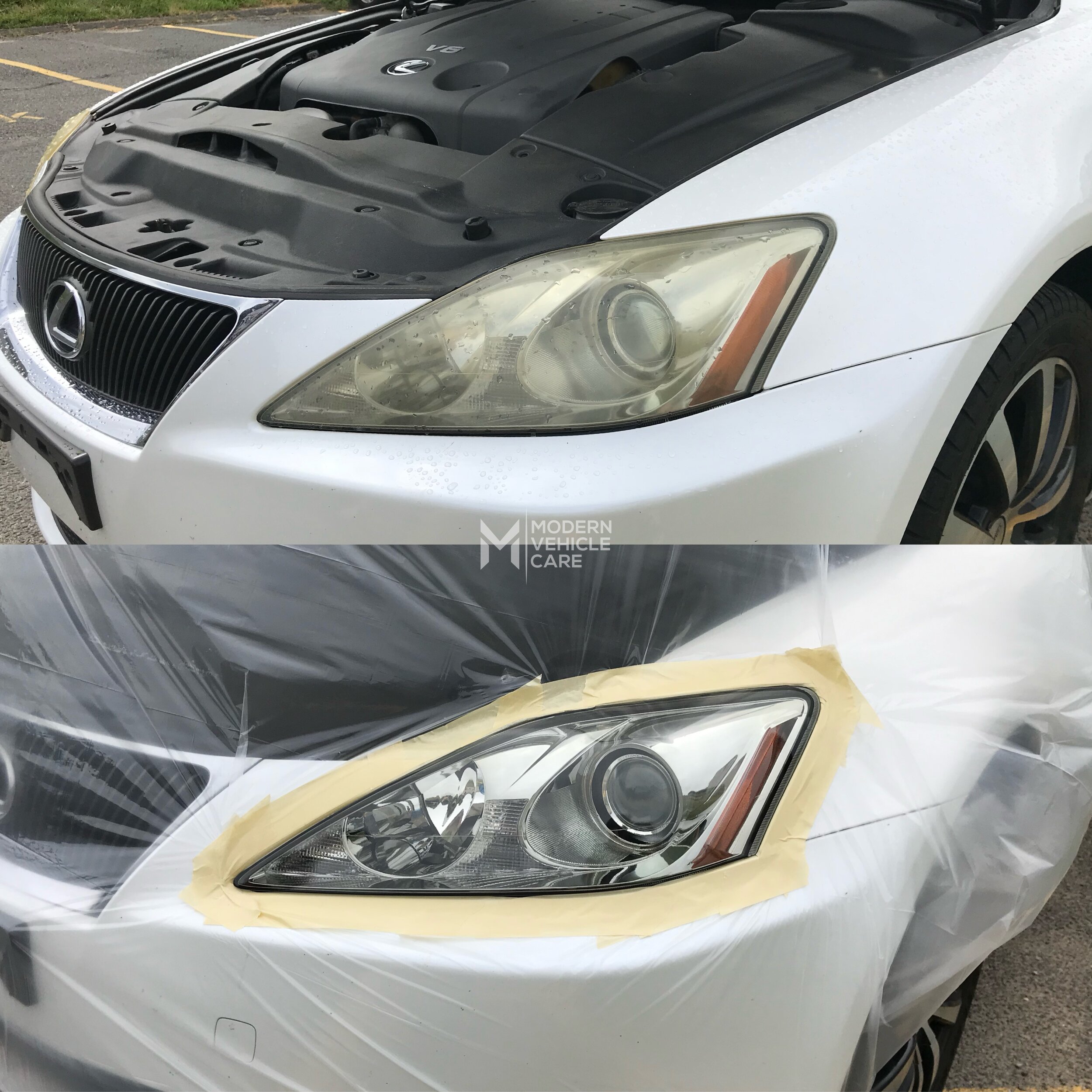 Lexus Headlights Restored.JPG