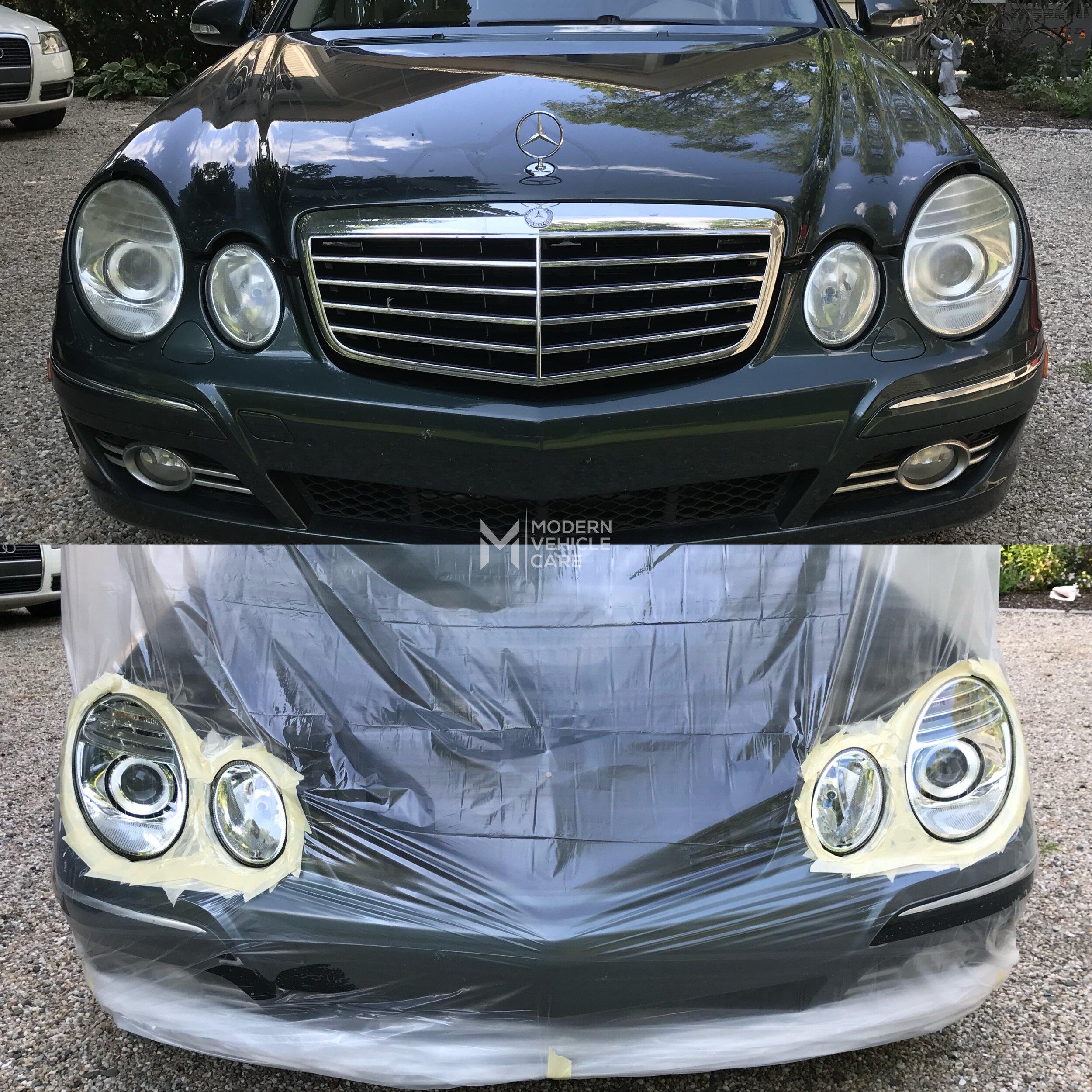 Mercedes Benz Permanent Headlight Restoation.JPG